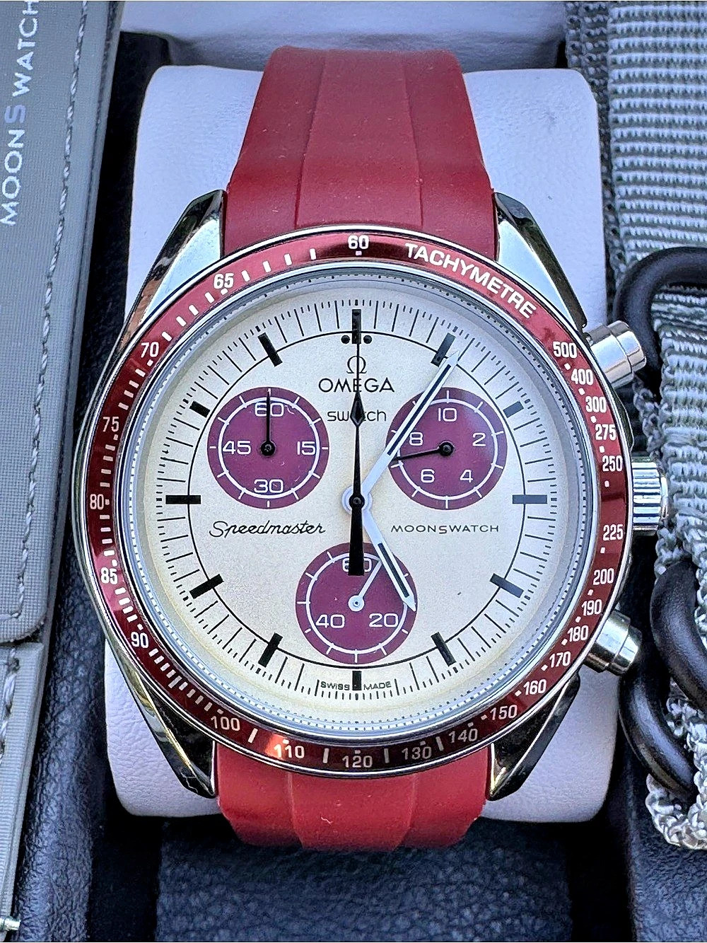Omega x Swatch MoonSwatch Chronograph Pluto Watch